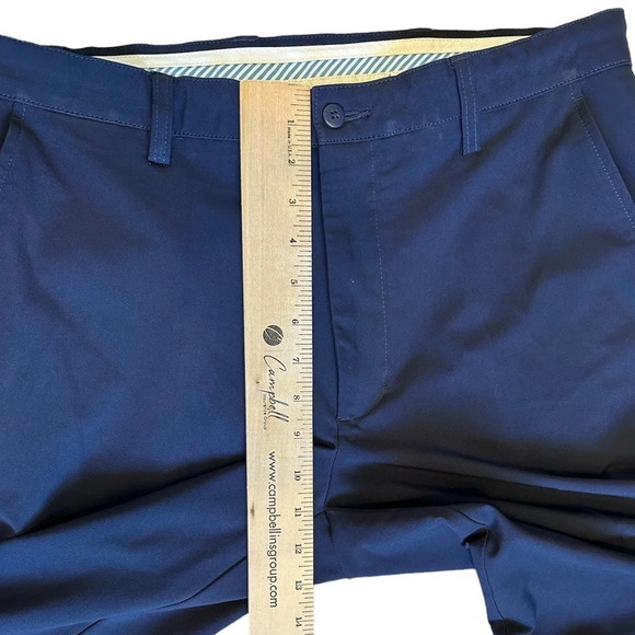 FootJoy Performance Stretch Golf Pants Trousers Slacks Navy Blue Men’s 34 x 32 - Picture 6 of 9